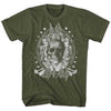 Def Leppard Skull Adult T-Shirt, Classic 80s Hard Rock Band Graphic Tee, Retro Concert Music Fan Apparel