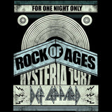 Def Leppard FOR ONE NIGHT ONLY Adult Black T-Shirt – Official Music Merchandise & Rock Fan Apparel