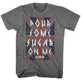 Def Leppard Sugar Adult T-Shirt, Classic 80s Hard Rock Song Graphic Tee, Retro Concert Music Fan Apparel