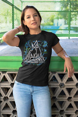 Def Leppard Hysteria Logo Graphic T-Shirt - Official 1987 Band Tee