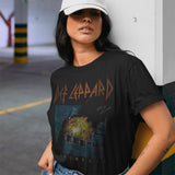 Def Leppard Faded Pyromania Graphic T-Shirt - Official 1983 Band Tee