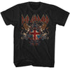 Def Leppard Crest Logo Graphic T-Shirt - Official Hard Rock Band Tee