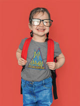 Def Leppard Primary Triangle Youth Graphic T-Shirt - Vintage Hard Rock Band Merch - Kids Concert Fan Gift