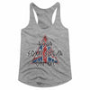 Def Leppard Pour Some Sugar On Me Triangle Graphic Girl Tank Top - Official Band Tee