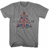 Def Leppard Pour Some Sugar On Me Triangle Graphic T-Shirt - Official Band Tee
