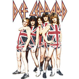 Def Leppard Classic Logo Graphic T-Shirt - Official Hard Rock Band Tee