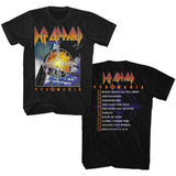 Def Leppard PYRO ALBUM Black Adult T-Shirt – Official Rock Band Graphic Tee for Classic Music Fans