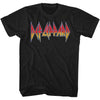 Def Leppard Logo Adult T-Shirt, Classic 80s Hard Rock Band Graphic Tee, Retro Concert Music Fan Apparel