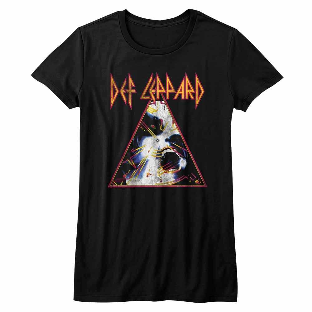 Def Leppard Nobghyst Adult T-Shirt, Classic 80s Hard Rock Band Graphic Tee, Retro Concert Music Fan Apparel