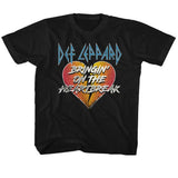 Def Leppard Bringin Youth Graphic T-Shirt - Vintage Hard Rock Band Merch - Kids Concert Fan Gift Idea