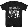 Def Leppard Deflep Adult T-Shirt, Classic 80s Hard Rock Band Graphic Tee, Retro Concert Music Fan Apparel