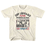 Def Leppard Pyromania 1983 Tour Pyro Graphic Vintage Concert Tee Unisex Youth Cool Rock Gear Men Women