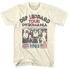 Def Leppard Pyro Tour Adult T-Shirt, Vintage 80s Hard Rock Band Graphic Tee, Retro Concert Music Fan Apparel