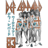 Def Leppard 1983 World Tour Vintage Band Tee - Unisex 80s Rock Graphic Shirt