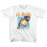 Def Leppard Faded Pyromania Youth Graphic T-Shirt - Classic Rock Band Clothing - Kids Music Lover Gift Idea