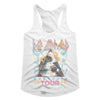 Def Leppard Hysteria 1988 Tour Graphic Girl Tank Top - Official Rock Band Tee