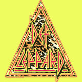 Def Leppard Leppardprint Adult T-Shirt, Classic 80s Hard Rock Band Graphic Tee, Retro Concert Music Fan Apparel