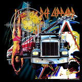 Def Leppard Jumble Graphic Tank Top - Classic Rock Band Sleeveless Girl Tank Top