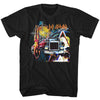 Def Leppard Jumble Adult T-Shirt, Classic 80s Hard Rock Band Graphic Tee, Retro Concert Music Fan Apparel