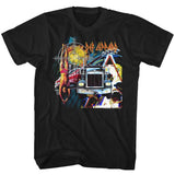 Def Leppard Jumble Adult T-Shirt, Classic 80s Hard Rock Band Graphic Tee, Retro Concert Music Fan Apparel