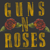 Guns N' Roses Classic Logo and Roses Graphic T-Shirt - Official Band Tee