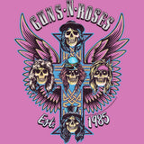 Guns N' Roses Winged Cross Graphic T-Shirt - Official Classic Band Tee