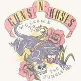 Guns N' Roses Welcome to the Jungle Graphic Ringer T-Shirt - Official Band Tee