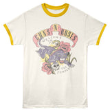 Guns N' Roses Welcome to the Jungle Graphic Ringer T-Shirt - Official Band Tee