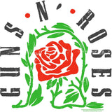 Guns N' Roses Thorned Rose Graphic T-Shirt - Official Kids Rock Band Tee - Size Youth