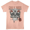 Guns N' Roses Flower Skull Graphic T-Shirt - Official Classic Rock Band Tee