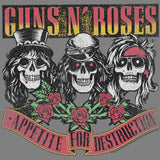 Guns N' Roses Appetite for Destruction Vintage Band Tee - Unisex Skulls Shirt