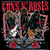 Guns N' Roses Skeleton Band Graphic T-Shirt - Official Classic Rock Band Tee