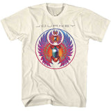 Journey Various Sized Beetles Graphic T-Shirt - Classic Rock Music Clothing - Vintage Concert Lover Gift Idea