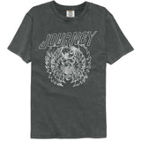 Journey Scarab Lines Logo Graphic T-Shirt - Classic Rock Music Clothing - Vintage Concert Lover Gift Idea