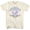 Journey Metallic Scarab Logo Graphic T-Shirt - Classic Rock Music Clothing - Vintage Concert Lover Gift Idea