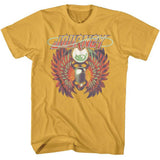 Journey Segmented Colors Graphic T-Shirt - Classic Rock Music Clothing - Vintage Concert Lover Gift Idea