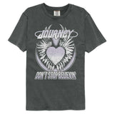 Journey Dont Stop Believin Heart Graphic T-Shirt - Classic Rock Music Clothing - Vintage Concert Lover Gift Idea
