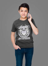 Journey Don't Stop Believing Heart Graphic T-Shirt - Classic Rock Music Clothing - Vintage Concert Lover Gift Idea