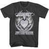 Journey Don't Stop Believing Heart Graphic T-Shirt - Classic Rock Music Clothing - Vintage Concert Lover Gift Idea