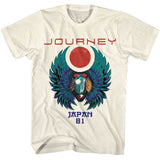 Journey 81 Graphic T-Shirt - Classic Rock Music Clothing - Vintage Concert Lover Gift Idea