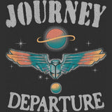 Journey Departure Album Graphic T-Shirt - Classic Rock Music Clothing - Vintage Concert Lover Gift Idea