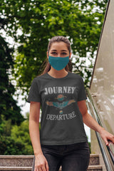 Journey Departure Album Graphic T-Shirt - Classic Rock Music Clothing - Vintage Concert Lover Gift Idea