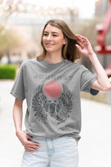 Journey Monotone Scarab Logo Graphic T-Shirt - Classic Rock Music Clothing - Vintage Concert Lover Gift Idea