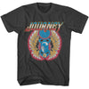 Journey Strong Glow Logo Graphic T-Shirt - Classic Rock Music Clothing - Vintage Concert Lover Gift Idea