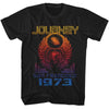 Journey San Fran 73 Graphic T-Shirt - Classic Rock Music Clothing - Vintage Concert Lover Gift Idea