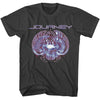 Journey Space Graphic T-Shirt - Classic Rock Music Clothing - Vintage Concert Lover Gift Idea