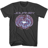 Journey Space Graphic T-Shirt - Classic Rock Music Clothing - Vintage Concert Lover Gift Idea