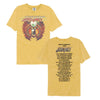 Journey Segmented Colors Double Sided Graphic T-Shirt - Classic Rock Music Clothing - Vintage Concert Lover Gift