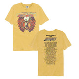 Journey Segmented Colors Double Sided Graphic T-Shirt - Classic Rock Music Clothing - Vintage Concert Lover Gift