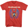 Journey Scarab And Orb Logo Graphic T-Shirt - Classic Rock Music Clothing - Vintage Concert Lover Gift Idea